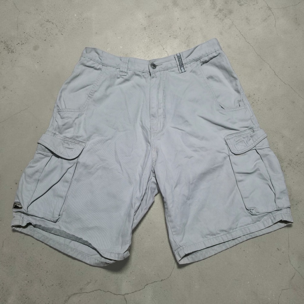 Y2K Rusty Cargo Khaki Shorts Mens Size 34 *Fits 32 Beige Skater